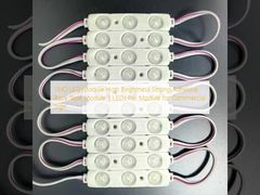 SMD LED Module ضوء عالي شريط خلفي لاصق قوي 3 LEDs لكل وحدة للإشارة التجارية
