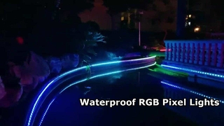 سطوع عالي 30 ملم مقاوم للماء RGB كامل اللون خارجي IP67 DC12V SMD3535 مصدر LED بكسل نقطة Lig