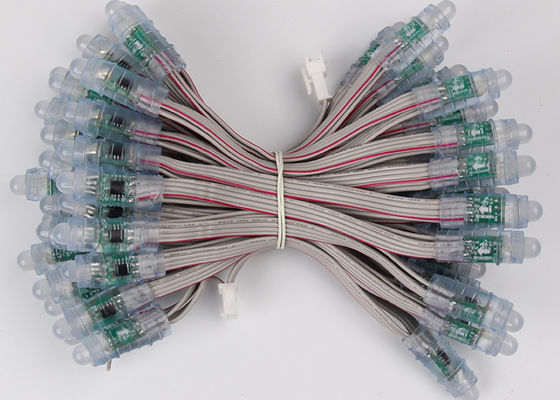 12mm 5V RGB XH6897 LED Pixel Light 0.3 Watt IP67 130 ° Viewing Angle