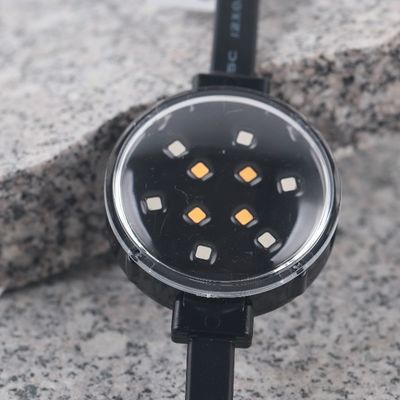 IP67 Waterproof RGB 50mm SMD3535 DMX512 Smart Pixel LED Point Lights PC Body.