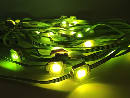 25mm Diameter LED Eave Lights for Christmas Decorations , IP67 RGB Point Light Source String Lights