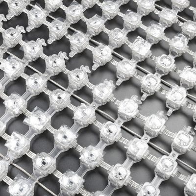 Flexible Outdoor LED Mesh Screen P50 P100 P150 P200 With DMX512 Control Method