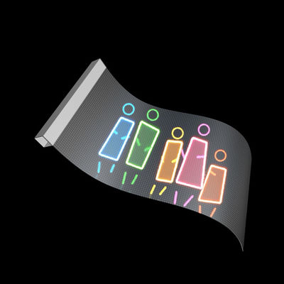 Nova Ultrathin Business Transparent Glass Adhesive LED Screen with 16bit Gray Scale