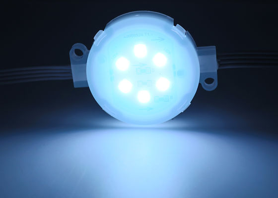 RGB Multi Color Changing LED Pixel Point Light for Building House Outdoor Lighting 24V IP67 Waterproof 50mm