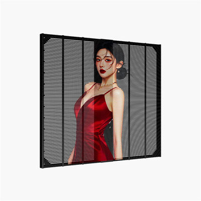 Grille Structure Transparent LED Screen Natural Illumination with Unobstructed Views