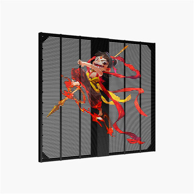 High Quality Crystal P3.9 Full-Color Outdoor Media Facade Shop Window Led Video Wall Advertisement Led Grille Display