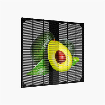 Easy Installation Ultra-Thin See Through Full Color High Brightness RGB Transparent Outdoor Grille LED Screen Display