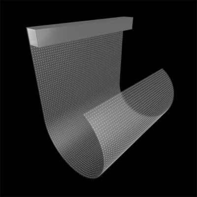 P4 High Transparency Flexible LED Display Screen Glass Window Indoor Advertising Led Transparent Film