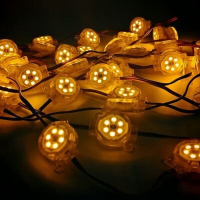 PC Material 30mm 12V SMD2835 IP67 Waterproof Flexible Lighting LED Point Light