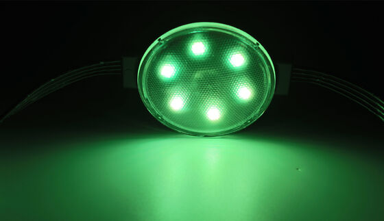 DC12V 50mm SMD5050 RGB LED Point Light IP67 Waterproof for Outdoor Signage Building Facade Lighting