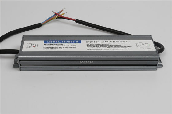 86% Efficiency 8.3A 200w Waterproof Led Power Supply 12v 24V