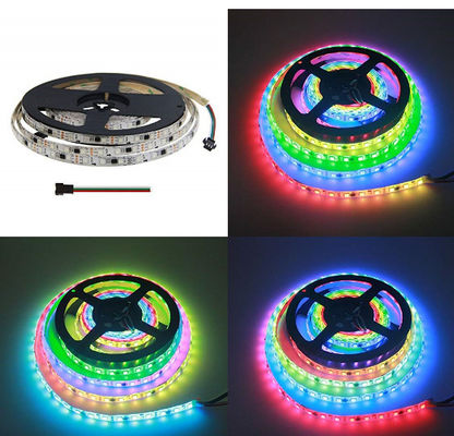 12v 60leds/M 20IC Rgb Led Strip Ws2811 SM16703 UCS1903 5m