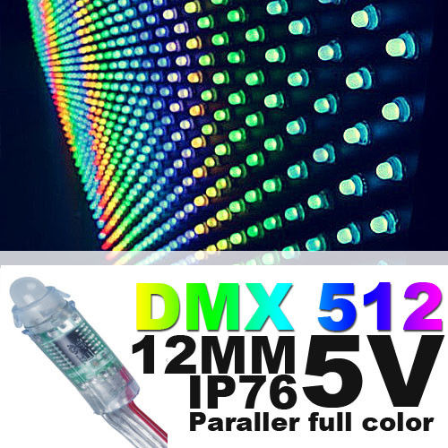 12mm ماء رغب يشبع لون يقود عنصر صورة ضوء DC5V مع إيك ل ليد جهاز تحكم لون ذكي يغير