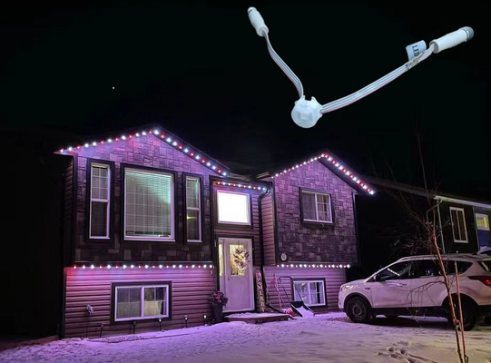 ضوء نقطة LED للعطلات الدائمة 20 مم مقاوم للماء 1903/2904 IC ضوء عطلة عيد الميلاد