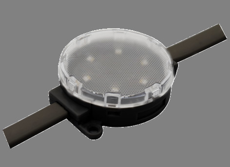 SMD3535 Miracle Bean LED Point Light مقاوم للماء IP67 2W 24V 50mm خارجي RGB