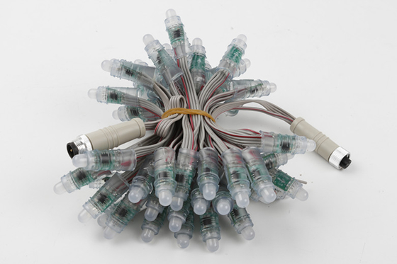 في الهواء الطلق 12mm RGB LED بكسل ضوء مقاوم للماء IP67 0.3W 12V