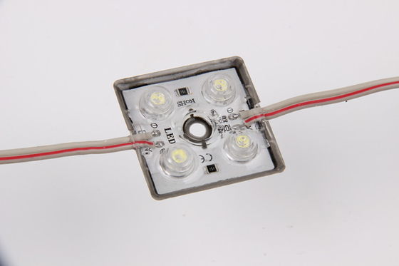12v 4 ضوء علامة عدسة 0.75W SMD 2835 LED Module Light للحقن الخلفي