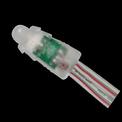 ضوء بكسل LED خارجي 0.3 وات DC12V 12 ملم DMX512 RGB IP67 مقاوم للماء
