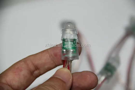 IP67 مقاوم للماء 12 مم LED بكسل ضوء 6898 RGB معجزة فول 5 فولت 12 فولت