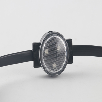 قناع شفاف مصباح LED نقطة الضوء لون واحد 0.6w 12v 30000H مدة العمر SMD3535