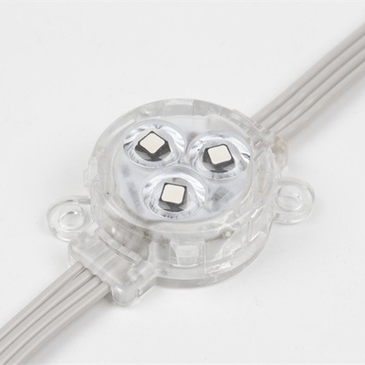 DC5V 30mm RGB LED نقطة ضوء IP67 مقاوم للماء 0.75W DMX512 Smd3535