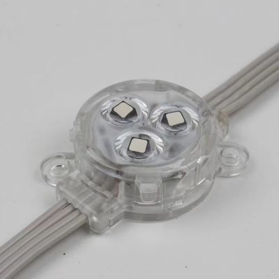 Outdoor Waterproof 1W Smd3535 DMX512 DC12V 30mm RGBW LED Point Light IP67