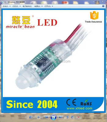 DC5V 12mm مقاوم للماء LED بكسل ضوء WS28110.3W RGB Pixel LED بجودة احترافية