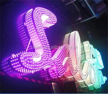 WS2811 RGB Pixel LED سلسلة أضواء 5V 12V قابلة للبرمجة 12mm ذكي كامل اللون بكسل LED