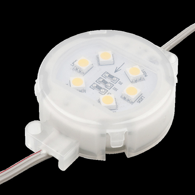 ضوء LED بنقطة أحادية اللون في الهواء الطلق مقاوم للماء IP67 1.2W Smd2835 DC24V 50mm