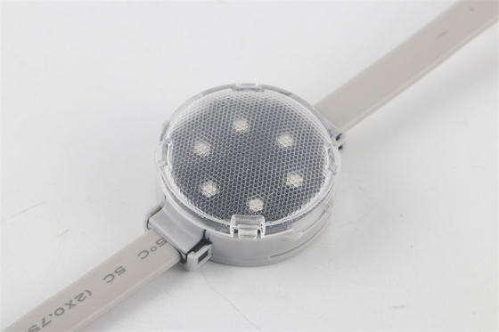 IP67 LED Point Light 1.8W DC15V 40mm Smd3535 DMX512 3RGB + 3W إشارة نقطة بكسل مصدر الضوء