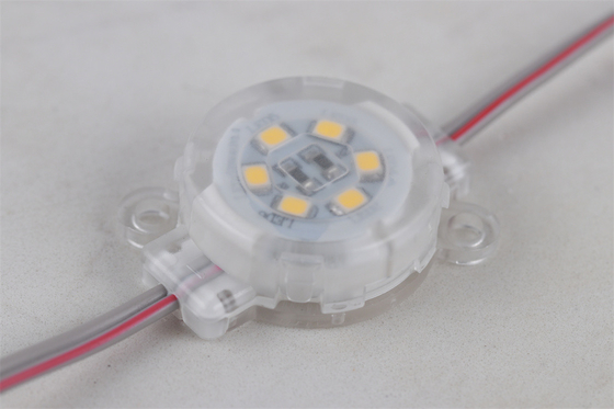 0.6W DC12V لون واحد الصمام الخفيفة نقطة للماء IP67 30mm