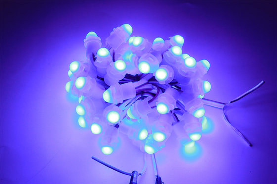 12mm القطر DMX512 بالألوان الكاملة للماء أدى بكسل الخفيفة DC5V الصمام الخفيفة