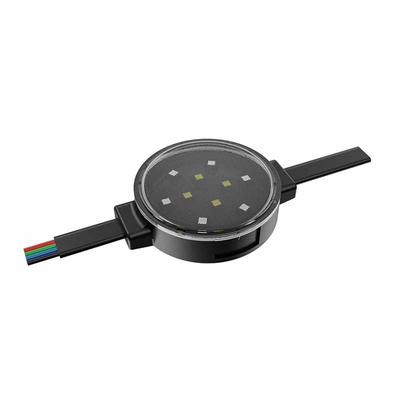 2W جولة بقيادة وحدة SMD3535 RGBW DMX512 24V عالية السطوع ضمان 3 سنوات