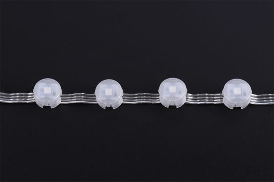 160 Degree Pixel RGB 50mm LED Mesh Curtain Display Screen Video Strip with DMX512 Control