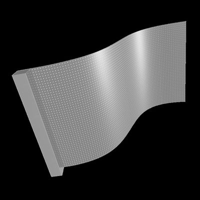 Indoor Lighting LED Transparent Film Screen Ultra Thin Flexible DC5V P10 WE2121RGB-IC