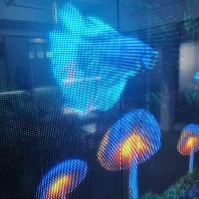 P6.25 شاشة LED مرنة شاشة للفيلم الشفاف داخل المنزل