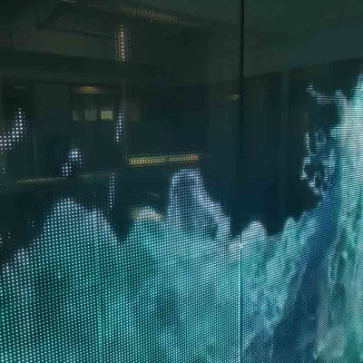 شاشة LED شفافة مرنة IP64 للخارج للبنايات