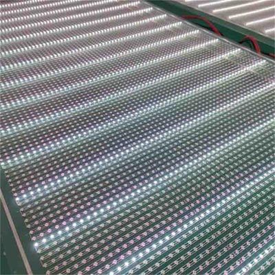 الإعلانات P20 مرنة الشفافة الفيلم LED سوبر نحيف مع لوحة PCB سهلة التثبيت