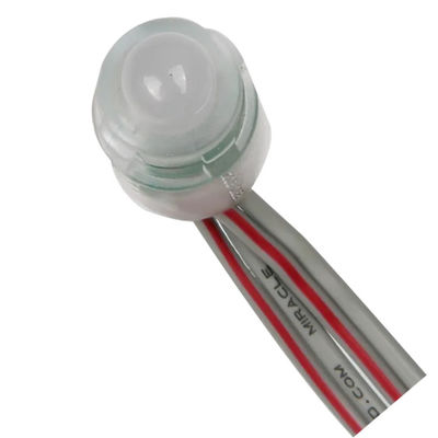 مصابيح بيكسل أحادية اللون 0.2W DC12V IP67 9mm في الهواء الطلق مقاومة للماء الإعلانية
