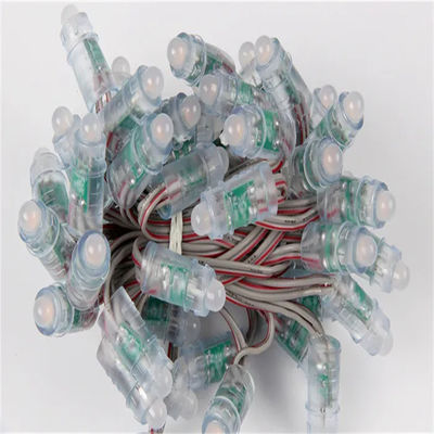 RGB LED Pixel Light 0.3W DC5V IP67 12mm في الهواء الطلق مقاوم للماء الإعلاني Pixel Light