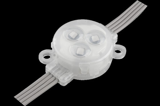 IP67 RGB RGBW Pixel Led Point Light IP67 12V RGB PC مادة الغراء للقشرة