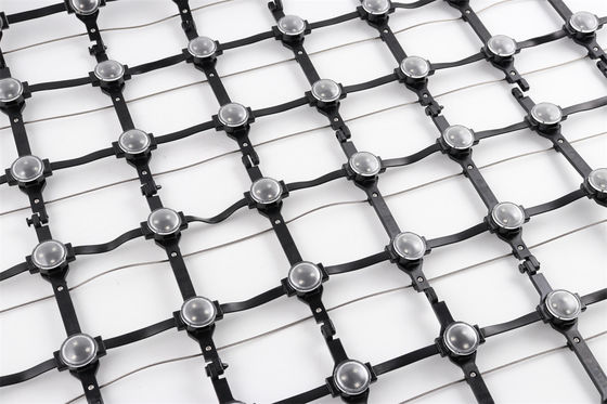 شاشة الشبكة LED ذكي بانورامي 3D في الهواء الطلق مقاوم للماء أكريليك شاشة الشبكة المتكاملة مصباح المناظر الطبيعية المعمارية