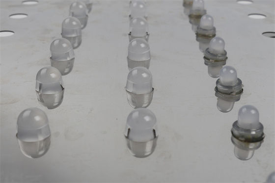 مربع LED للخارج ضوء بكسل 12mm DC5V RGB كامل اللون 0.3W للإعلان