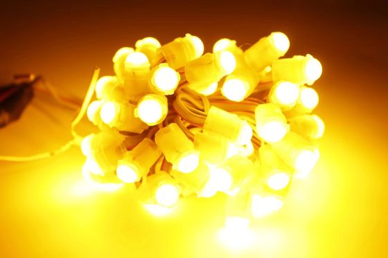 أحدث التصميمات في الهواء الطلق الأصفر الترفيه بيكسل LED 12V 9MM الزخرفية LED بيكسل ضوء