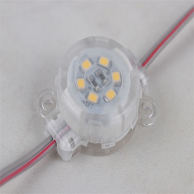 مصباح نقطة LED دائمة الاحتفال الزخرفة المصباح المنزل DC9V 0.75W 25mm في الهواء الطلق مضاد للماء مصباح نقطة LED RGBW