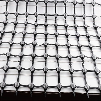شاشة شاشة عرض LED ذات الشبكة المخصصة بألوان كاملة للدعاية درجة الحماية IP67