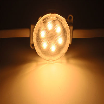 قابل للبرمجة 50 ملم LED Full Color Pixel Light للزخرفة الكريسماسية DC24V 1.5W IP67