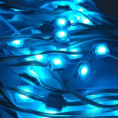 Christmas Permanent Eaves Light RGB 25mm LED Point Light Source Outdoor Decoration Waterproof Pixel Light