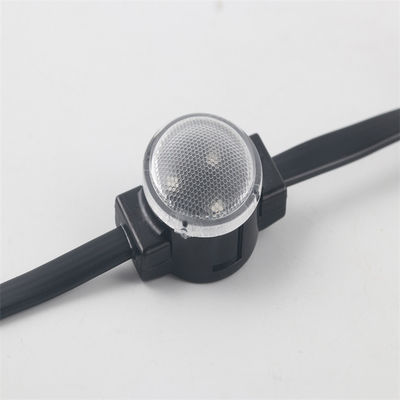 IP67 قابلة للتوجيه 24V 30mm DMX RGB RGBW LED Dot Pixel Point Module ضوء الحائط 0.6W قناع شفاف اختياري