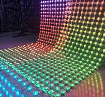 3in1 SMD3535*3 لوحة شاشة LED الشبكة القابلة للبرمجة بالكامل للألوان للإعلانات IP67 درجة الحماية